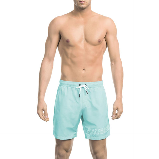 Premium Italian designer swimwear men's beachwear blue