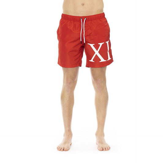 Premium Italian designer swimwear men's beachwear red