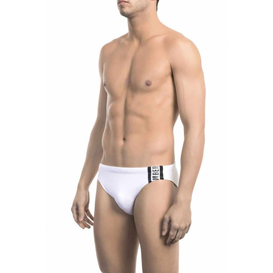 Premium Italian designer swimwear men's beachwear black