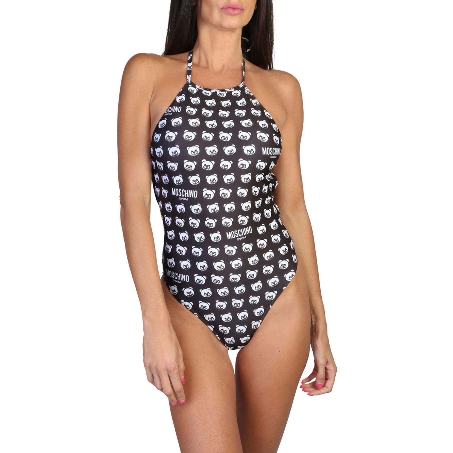 Ultra-luxury Italian designer swimwear premium beachwear black