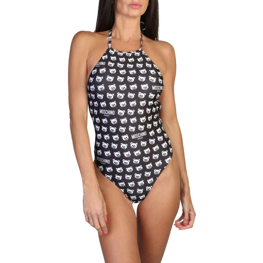Ultra-luxury Italian designer swimwear premium beachwear black